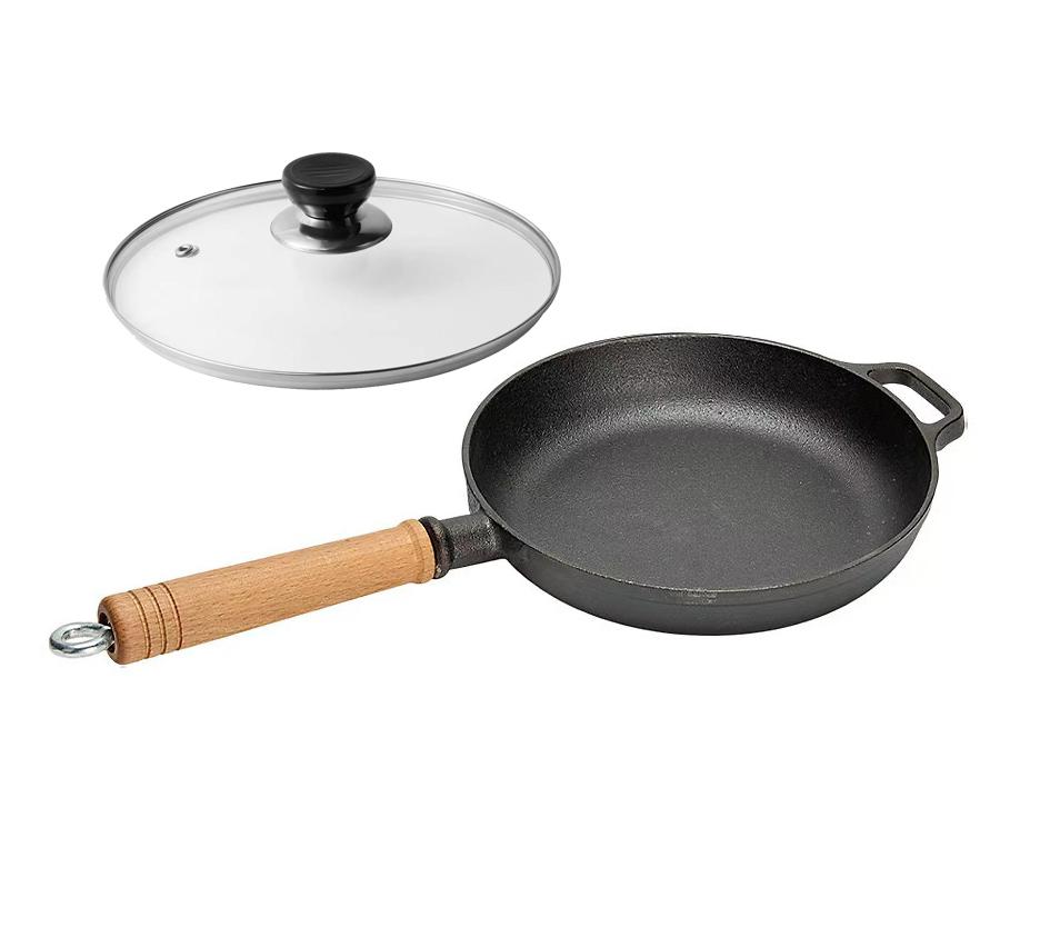 CAST IRON FRY PAN 28CM |+C+-